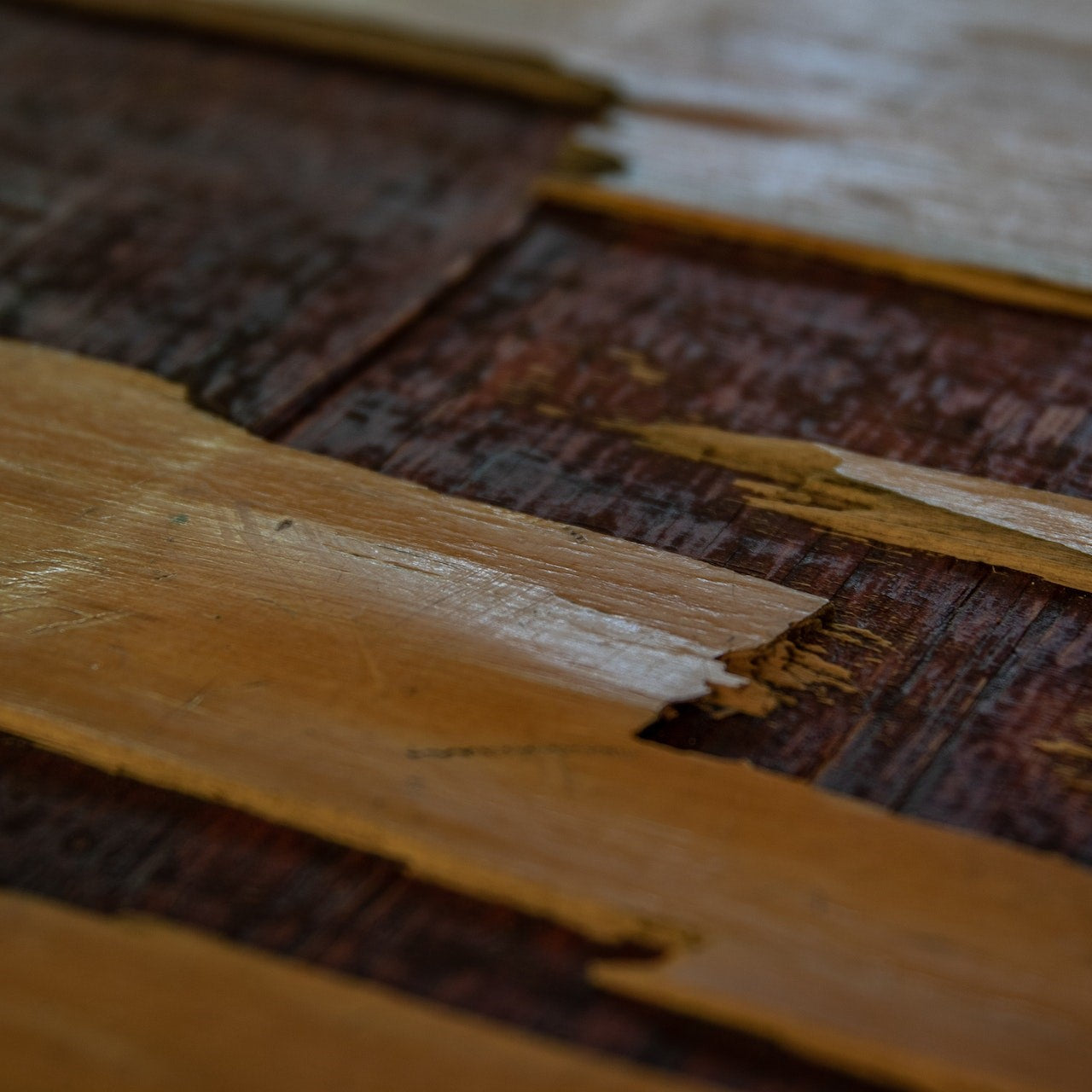 Bild eines alten Bodens aus Holz